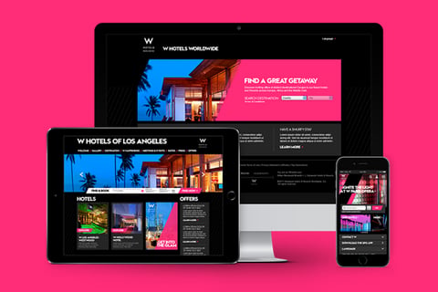 W Hotels - Cross-Platform Rebranding project