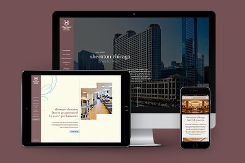 Sheraton Chicago - Parallax Microsite project