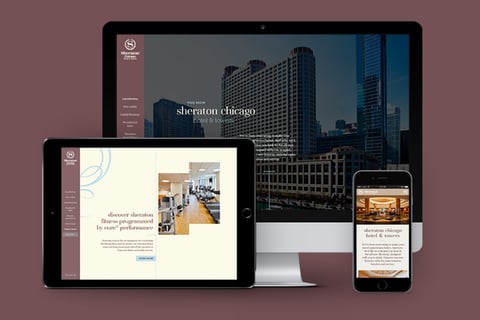Sheraton Chicago - Parallax Microsite project