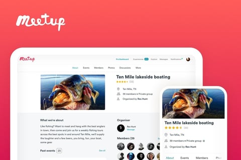 Meetup | Responsive Web Feature project