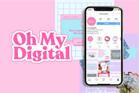 Oh My Digital: Visual identity for a Digital Marketing Brand