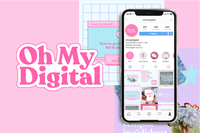 Oh My Digital: Visual identity for a Digital Marketing Brand