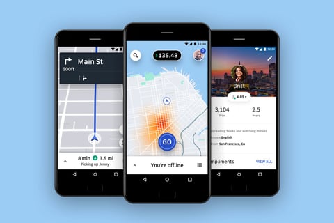 Product Designer for Uber's Driver App project