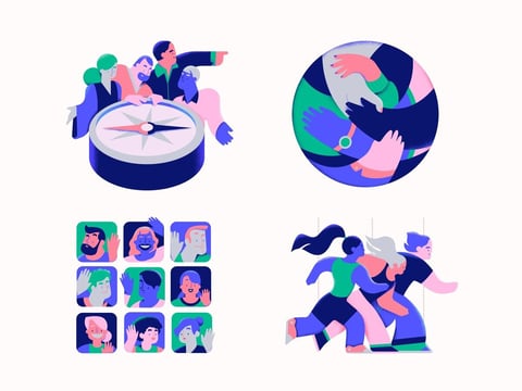 Vector Illustrations for Websites project