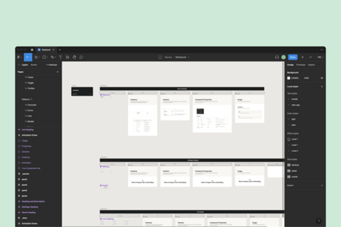 Building a Design System for a Fintech Startup project