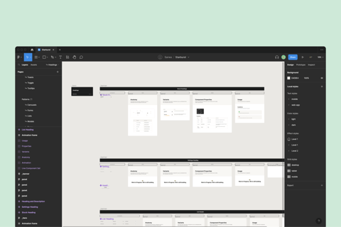 Building a Design System for a Fintech Startup project