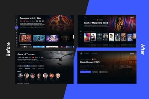 Redesign of a Video Streaming Smart TV App project