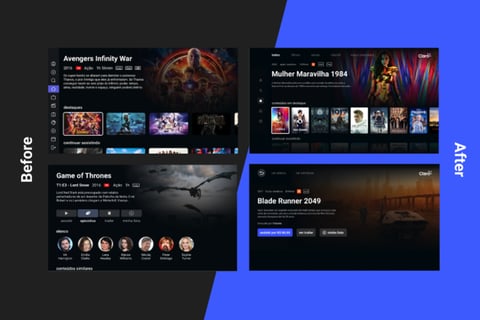 Redesign of a Video Streaming Smart TV App project