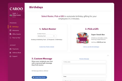 CAROO - B2B Ecommerce & Loyalty Platform project