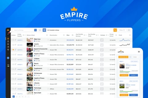 Empire Flippers Marketplace Platform project