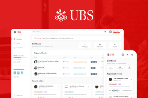 Arena Web App Redesign for UBS project