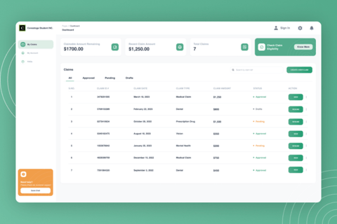 Insurance Claim Portal project