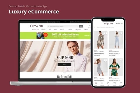 Luxury eCommerce Redesign project