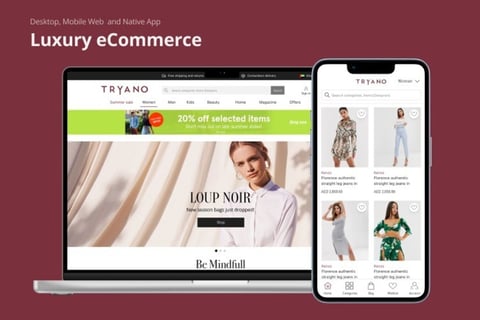 Luxury eCommerce Redesign project