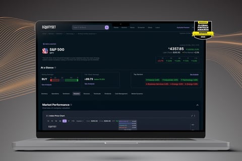 Redesign of EquitySet | An Investment Research Stock Platform project