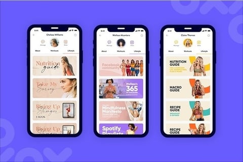 Nutrion Guides for a Fitness App project