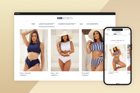SunSecrets | Shopify Site Design and Market Research project