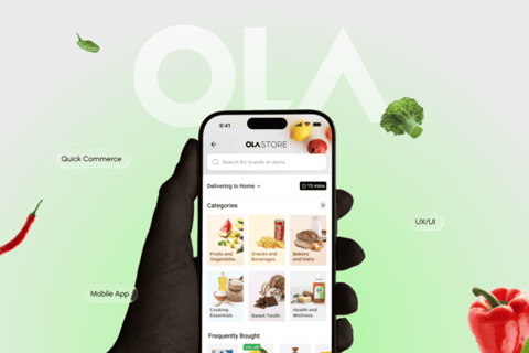 Ola Stores | Grocery Delivery App project