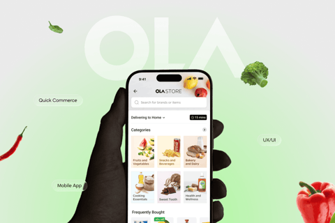 Ola Stores | Grocery Delivery App project