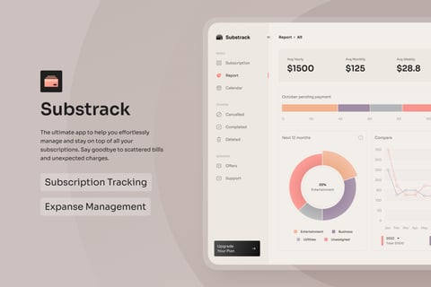 Substrack | Subscription Management App project