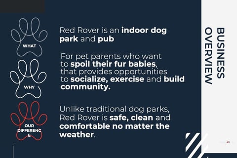 Indoor Dog Park Business Development project