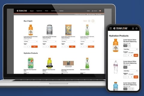 Gatorade TeamZone project