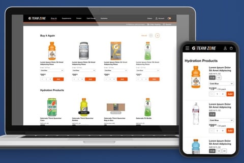 Gatorade TeamZone project