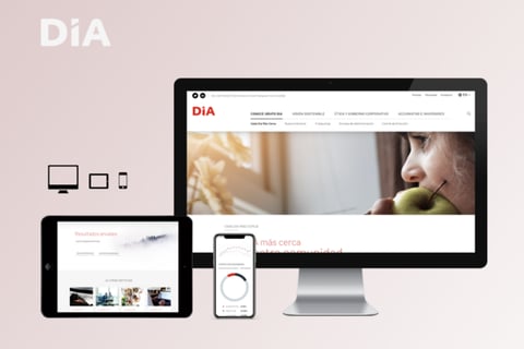 Corporate Site - DIA Supermarkets project