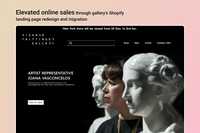 Redesigned eCommerce Site for Richard Taittinger Gallery