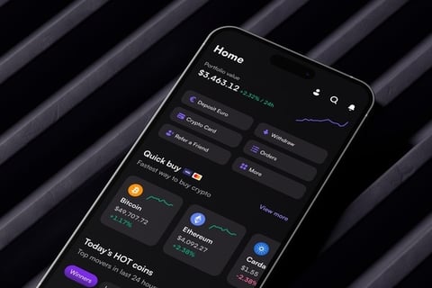 Crypto Trading Mobile App project
