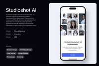 AI App Design for Studioshot