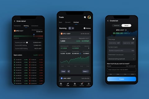 Crypto Exchange Trading Features project