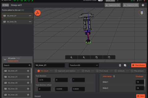 Robot Grasping Products project