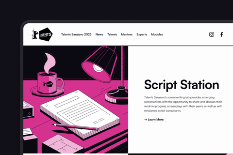Talents Sarajevo | Website project