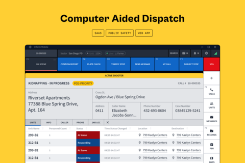 Computer-aided Dispatch (CAD) - Public Safety project