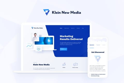 Klein New Media – Medical Marketing Website project
