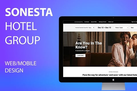 Sonesta Hotel Group Website project