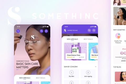 Somethinc eCommerce Design project