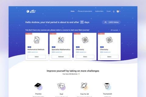 Education Platform Design project