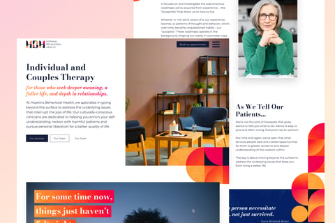 Complete Web Design and Development for DC Psychology Clinic project