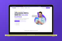 Website & UI Design for Bulk SMS SaaS