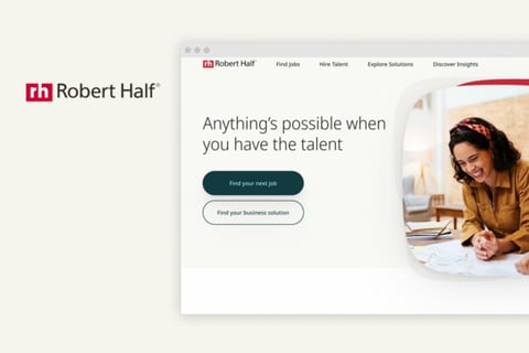 Holistic Digital Strategy, Refreshed Branding, Design System, and Governance for Robert Half project