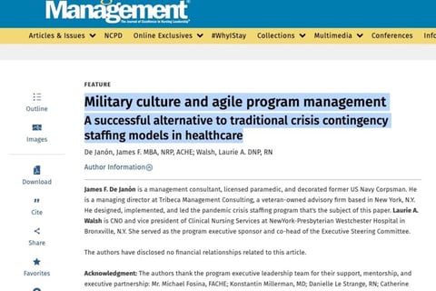 Crisis Contingency Staffing Model for the Healthcare Industry project