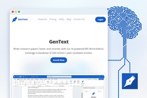 GenText - AI Assistent for Writing Scientific Papers project