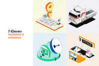 7-Eleven Illustrations
