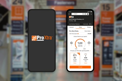 The Home Depot Pro Xtra Perks App project