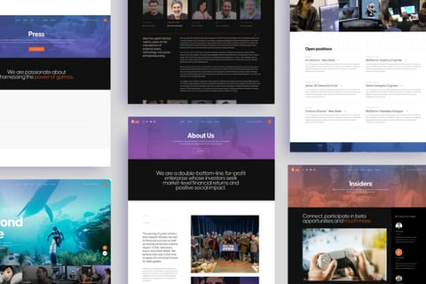 E-Line Media Website project