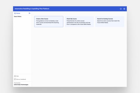 Automotive Reskilling & Upskilling Platform | UX/UI project