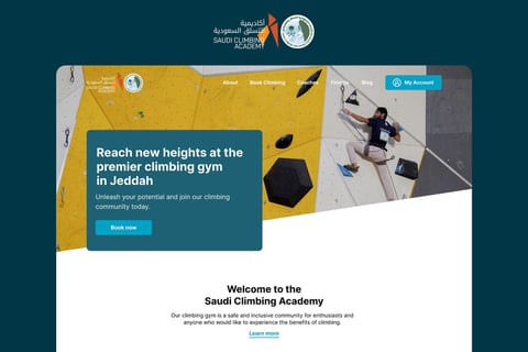 Saudi Climbing Academy | Fitness and Sports project