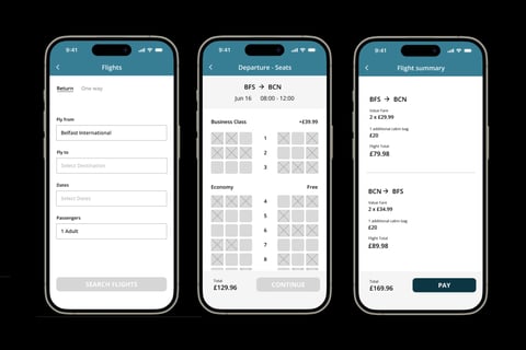 UX Design for Flight Booking App project